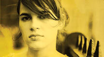 stylistic headshot of Kaki King