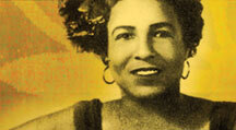 stylistic headshot of Memphis Minnie